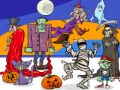 Spiel Finde 5 Unterschiede Halloween Online
