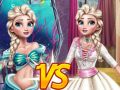 Spiel Elsa Meerjungfrau gegen Prinzessin Online
