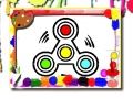 Spiel Malbuch mit Fidget Spinner Online