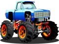Spiel Monster Truck Puzzle Online