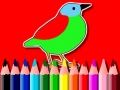 Spiel Zurück zur Schule: Vögel Malbuch Online