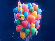 Spiel Fusion 3D- Match 3 Luftballons Online