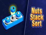 Spiel Muttern Stapel Sortierung: Muttern & Bolzen Online