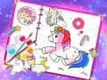 Spiel Fabelhaftes süßes Einhorn-Malbuch Online