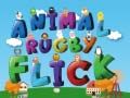 Spiel Tiere Rugby Flick Online