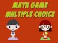 Spiel Mathematikspiel mit Mehrfachauswahl Online