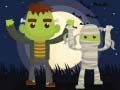 Spiel Vampire und Frankenstein Malbuch Online