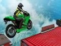Spiel Extremer unmöglicher Fahrradstreckentrick-Herausforderung Online