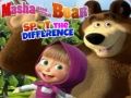 Spiel Mascha und der Bär: Finde die Unterschiede Online