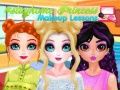 Spiel Makeup-Lektionen für Zuhause-Prinzessinnen Online
