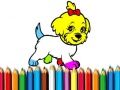 Spiel Zurück zur Schule: Hunde-Ausmalbuch Online