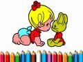 Spiel BTS: Baby Mädchen Malbuch Online