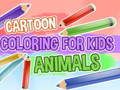 Spiel Cartoon Ausmalen für Kinder Tiere Online