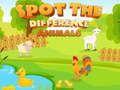 Spiel Finde die Unterschiede: Tiere Online