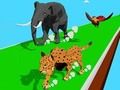 Spiel Tiertransformationsrennen 3D Online