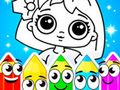 Spiel Puppen ausmalen Online