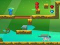 Spiel Feuer und Wasser in der Dino-Welt Online