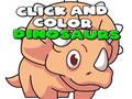 Spiel Klicken und Dinosaurier ausmalen Online