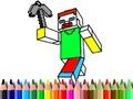 Spiel Zurück zur Schule: Minecraft Ausmalen Online