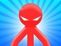 Spiel Roter Strichmännchen vs Monster Schule Online