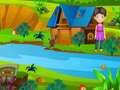 Spiel Eine Katzenspielzeug aus dem Waldhaus finden Online