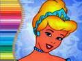 Spiel Malbuch für Cinderella Online