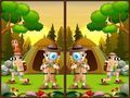 Spiel Finde 5 Unterschiede Camping Online