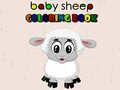 Spiel Malbuch für Baby-Schafe Online