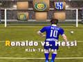 Spiel Messi gegen Ronaldo Kick Tac Toe Online