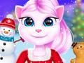 Spiel Katze Mädchen Weihnachtsdekor Spiel Online