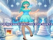 Spiel Prinzessinnen warten auf den Weihnachtsmann Online