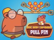 Spiel Rette die Baby-Capybaras Pull Pin Online