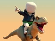 Spiel Stickman. Dinosaurier-Arena Online