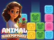 Spiel Tierblock -Pop -Puzzle Online