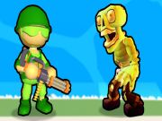 Spiel Zerstörung von Stickman Zombie Online