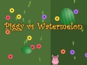 Spiel Piggy gegen Wassermelone Online