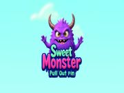 Spiel Süßes Monster ziehen Pin heraus Online