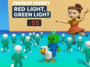 Spiel Hühnerjockey: rotes hellgrünes Licht Online