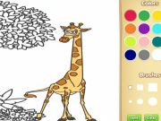 Spiel Dschungeltiere Malbuch für Kinder Online