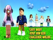 Spiel Einfache Obby Sprung and Run Challenge online Online
