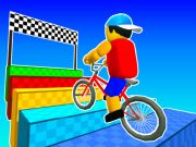 Spiel Obby auf einem Fahrrad Online
