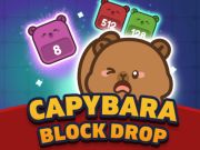Spiel Capybara Block Drop Online