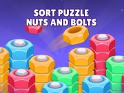 Spiel Rätselmuttern und Schrauben sortieren Online