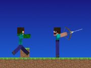 Spiel Noob gegen Pro, aber Bogenschützen Minecraft Online