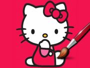 Spiel Einfaches Färbenkitty Online