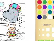 Spiel Gemütliche Freunde Malbuch für Kinder Online
