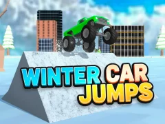 Spiel Winterliche Autosprünge Online