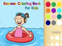 Spiel Sommer-Malbuch für Kinder Online Spiel Sommer-Malbuch für Kinder Online
