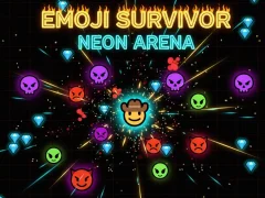 Spiel Emoji-Überlebender – Neon Arena Online