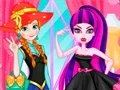 Spiel Prinzessin gegen Monster-Mädchen Online